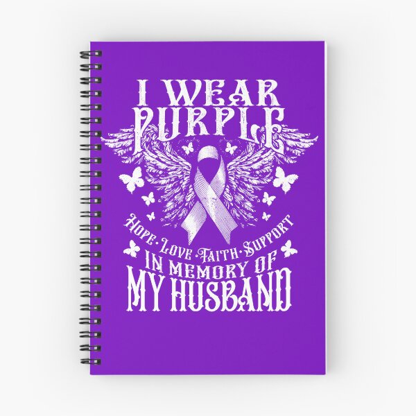 Item preview, I Wear Purple In Memory Of My Husband Overdose Awareness Gear designed and sold by DynamicDesign.