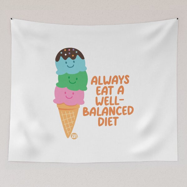 Item preview, WELL-BALANCED DIET ICE CREAM designed and sold by TODD GOLDMAN.