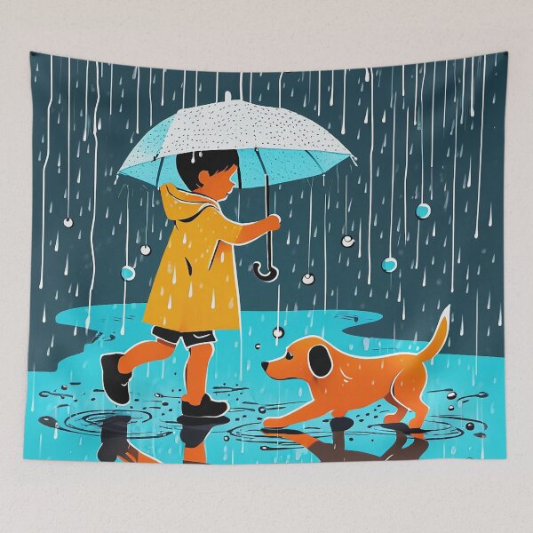 Item preview, Child and dog designed and sold by 3DLD.