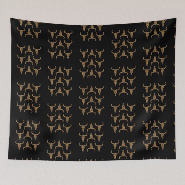 Item preview, Bull skulls pattern designed and sold by alczar.