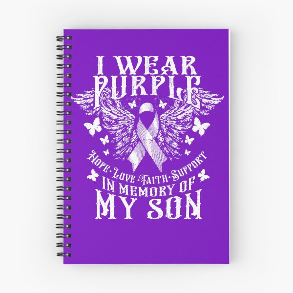 Item preview, I Wear Purple In Memory Of My Son Overdose Awareness Gear designed and sold by DynamicDesign.