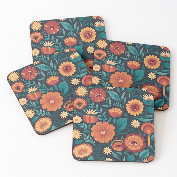 Item preview, Floral Nocturne Pattern designed and sold by Haji  Kamora.