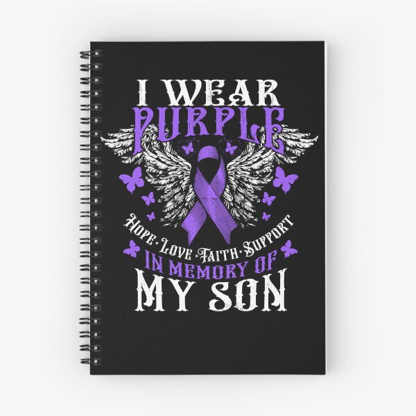 Item preview, I Wear Purple In Memory Of My Son Overdose Awareness Gear designed and sold by DynamicDesign.