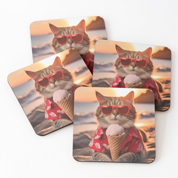 Item preview, Hawaiian cat designed and sold by blackquack.