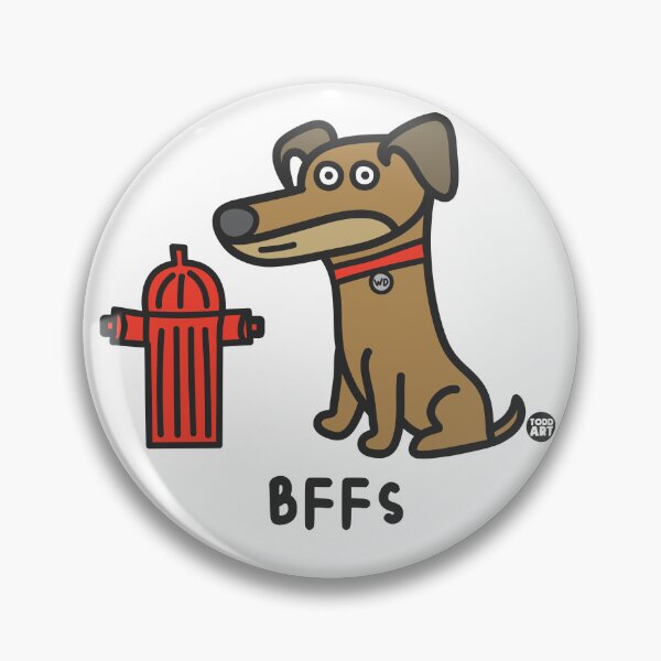 Artikelvorschau, WHADDUP DOG - BFFS FIRE HYDRANT entworfen und verkauft von TODD GOLDMAN.