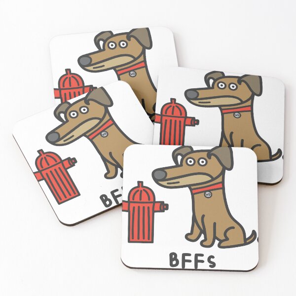 Artikelvorschau, WHADDUP DOG - BFFS FIRE HYDRANT entworfen und verkauft von TODD GOLDMAN.