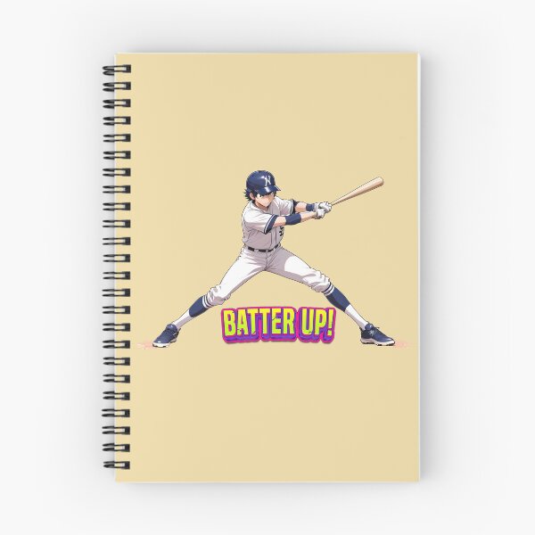 Item preview, anime boy baseball player ready to hit the ball batter up! designed and sold by PrintPlanetGo.