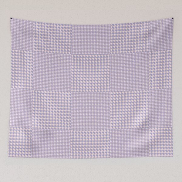 Item preview, Beautiful and Elegant Houndstooth Print Pattern Seamless Design in Pink, Lilac or purple, blue Beige colors designed and sold by RSDigitalPrintDesign.