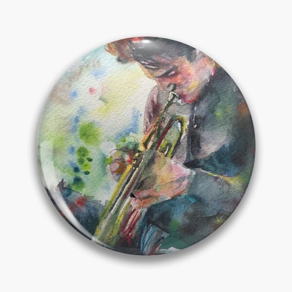 Item preview, CHET BAKER watercolor portrait .1 designed and sold by lautir.
