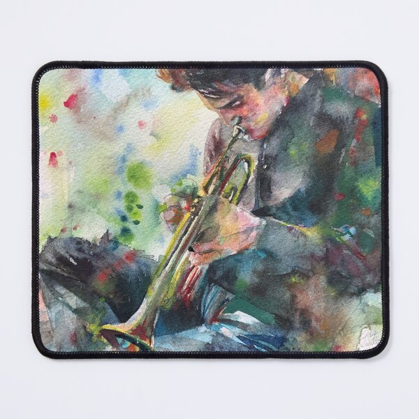 Item preview, CHET BAKER watercolor portrait .1 designed and sold by lautir.