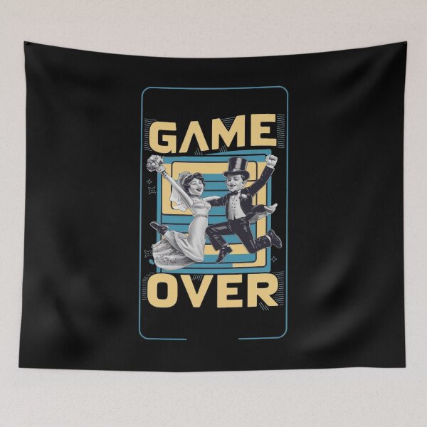 Item preview, GAME OVER - Gamer Wedding designed and sold by Kashear.