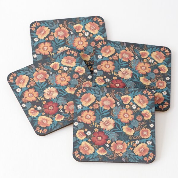 Item preview, Floral Nocturne Pattern designed and sold by Haji  Kamora.