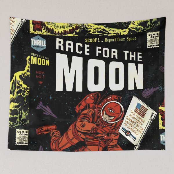 Item preview, Cosmic Conquest The Dramatic Race for the Moon designed and sold by ArtComixHaven.