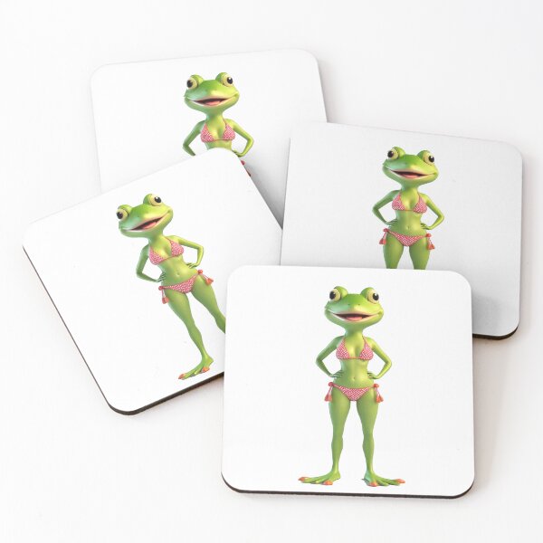 Item preview, frog in red bikini designed and sold by DVegas.