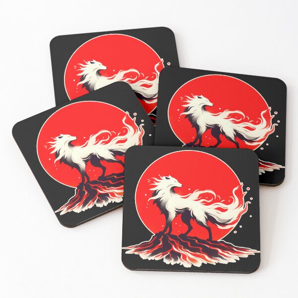 Item preview, Lava Fire Wolf, Ai Generated Art  designed and sold by ACC .