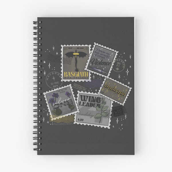 Item preview, Fourth Wing Stamp Collection designed and sold by elizabethianart.