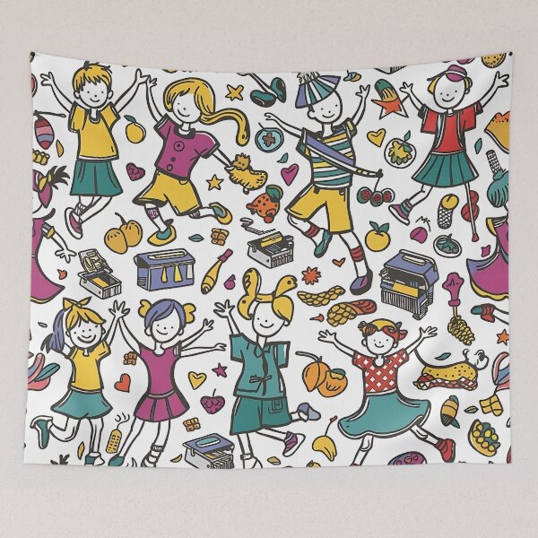 Item preview, Playtime Parade Kid's Pattern designed and sold by Haji  Kamora.
