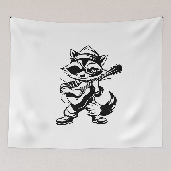 Item preview, Musican Raccoon  designed and sold by xiao xuans.