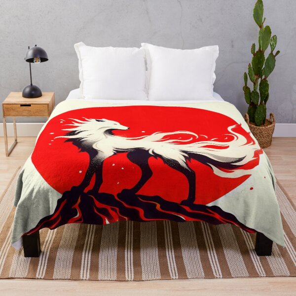 Item preview, Lava Fire Wolf, Ai Generated Art designed and sold by ACC .