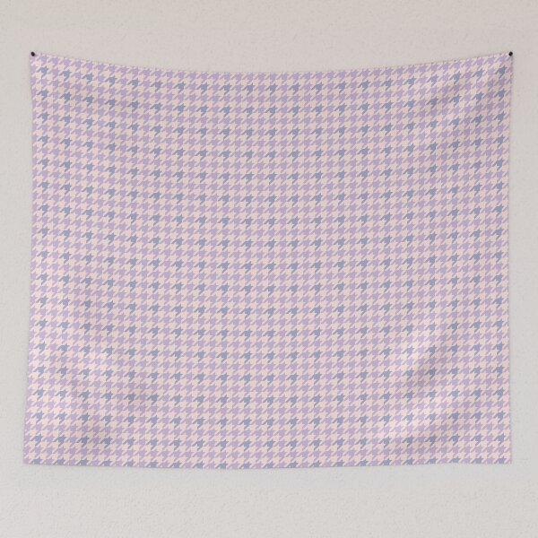 Item preview, Beautiful and Elegant Houndstooth Print Pattern Seamless Design in Pink, Lilac or purple, blue Beige colors designed and sold by RSDigitalPrintDesign.