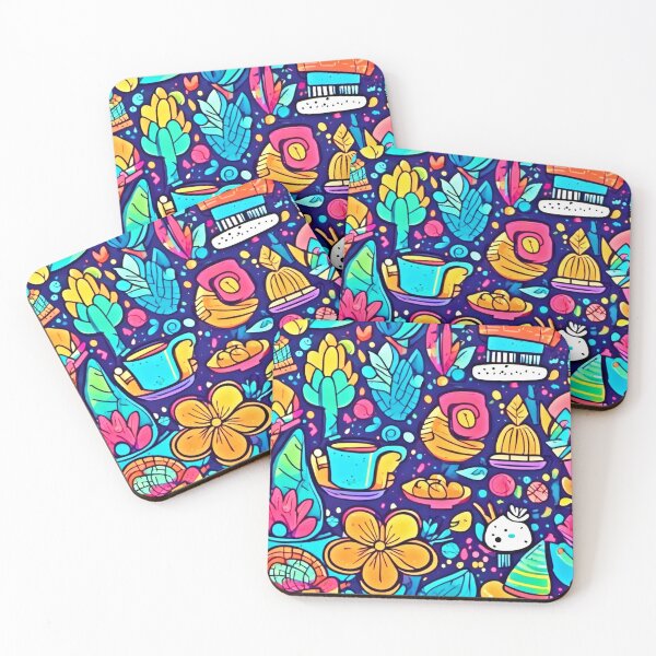 Item preview, Colorful Cartoon Art: Vibrant Beauty designed and sold by Health And Fitness Posts e-Store.