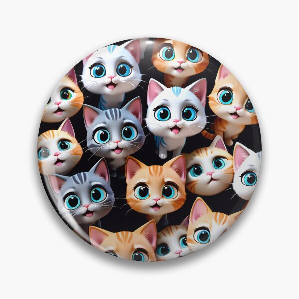 Item preview, Cute Kitty Cat Pattern designed and sold by TheArtOfPat.