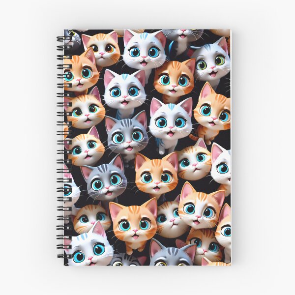 Artikelvorschau, Cute Kitty Cat Pattern entworfen und verkauft von TheArtOfPat.