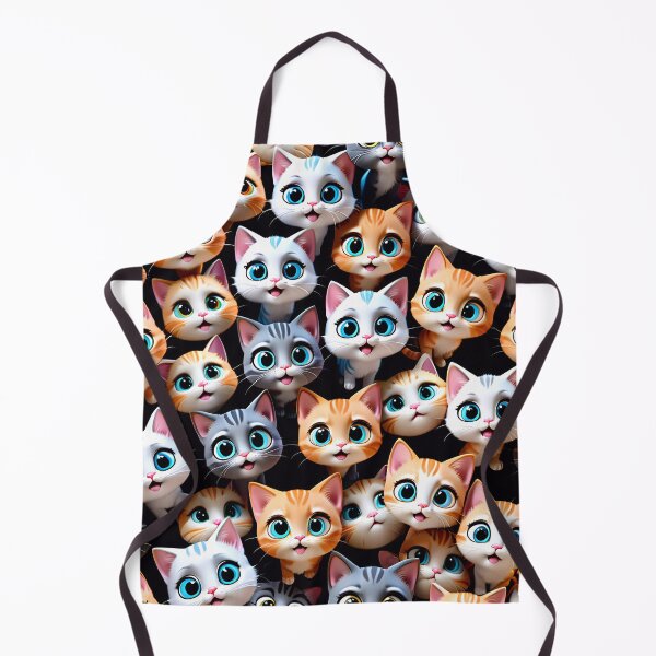 Item preview, Cute Kitty Cat Pattern designed and sold by TheArtOfPat.