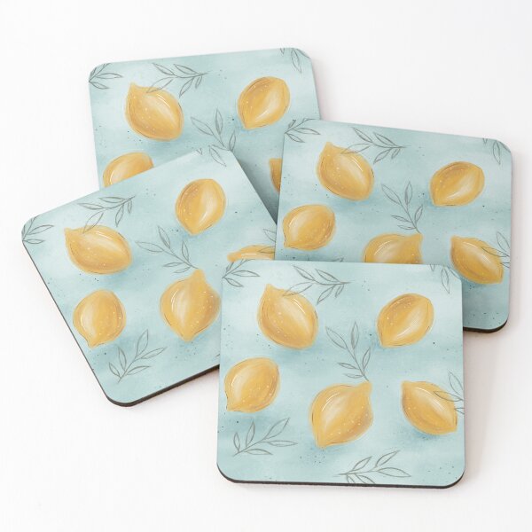Item preview, Yellow Lemons With Leaves designed and sold by TakovaCitliva.
