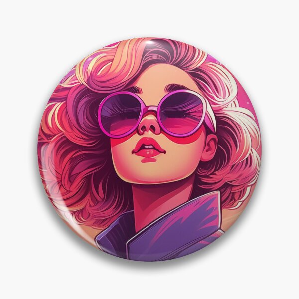 Item preview, Retro poster girl designed and sold by blackquack.