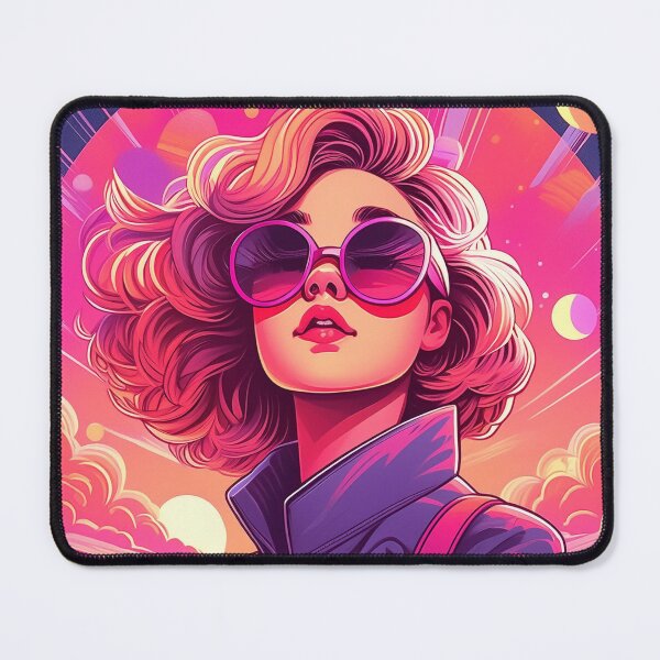 Item preview, Retro poster girl designed and sold by blackquack.