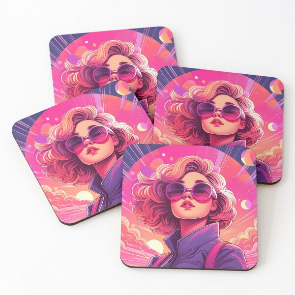 Item preview, Retro poster girl designed and sold by blackquack.