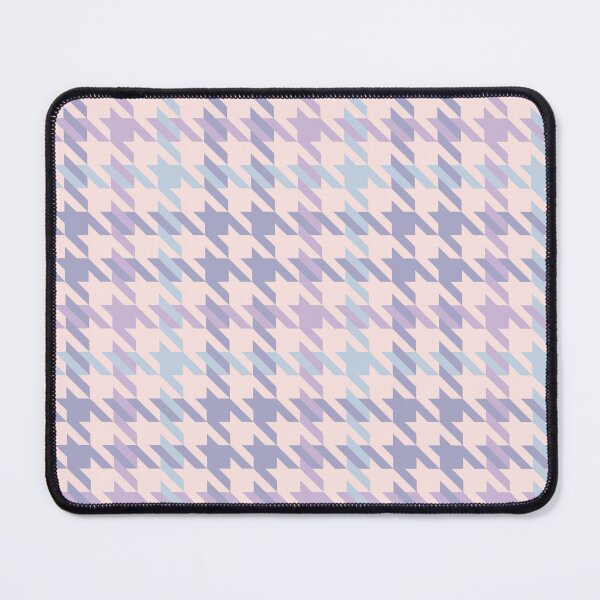 Item preview, Beautiful and Elegant Houndstooth Print Pattern Seamless Design in Pink, Lilac or purple, blue Beige colors designed and sold by RSDigitalPrintDesign.