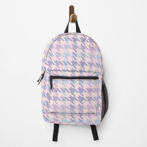 Item preview, Beautiful and Elegant Houndstooth Print Pattern Seamless Design in Pink, Lilac or purple, blue Beige colors designed and sold by RSDigitalPrintDesign.
