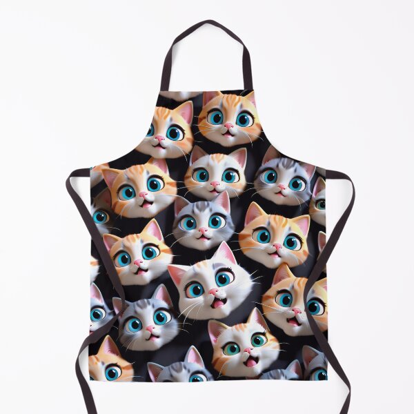 Item preview, Cute Kitty Cat Pattern designed and sold by TheArtOfPat.