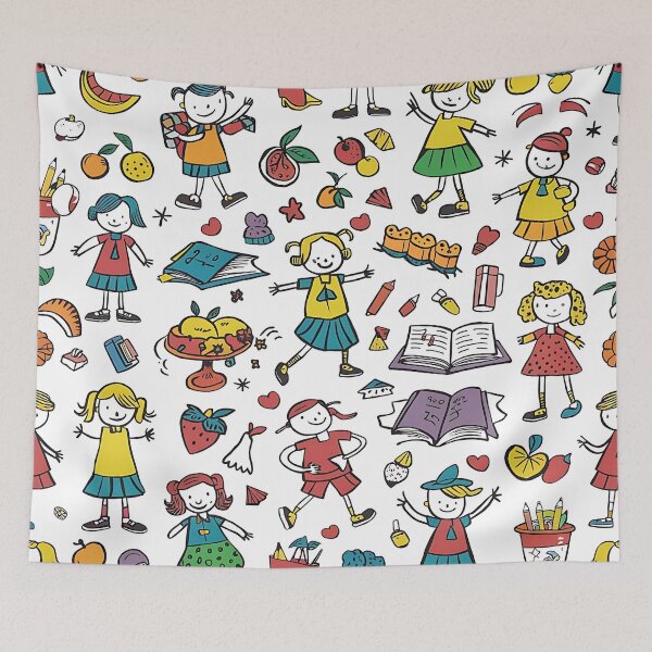 Item preview, Playtime Parade Kid's Pattern designed and sold by Haji  Kamora.