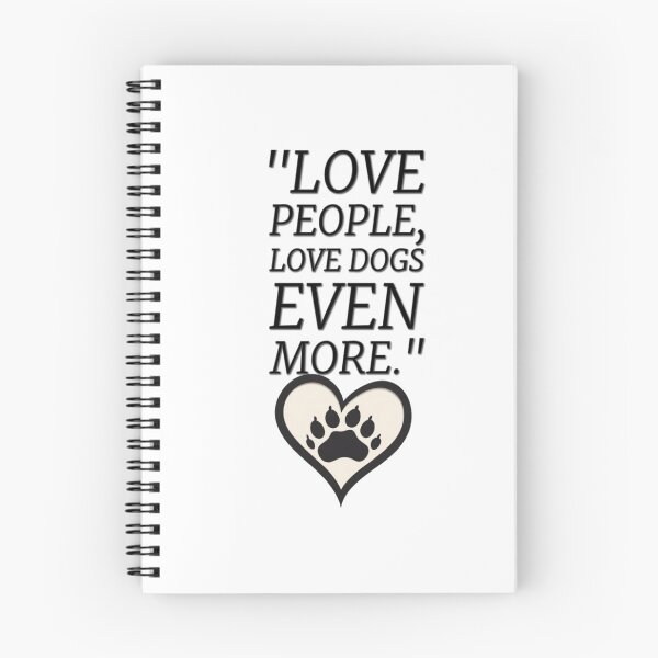 Item preview, "love people, love dogs even more." designed and sold by NorthStar-Shop.
