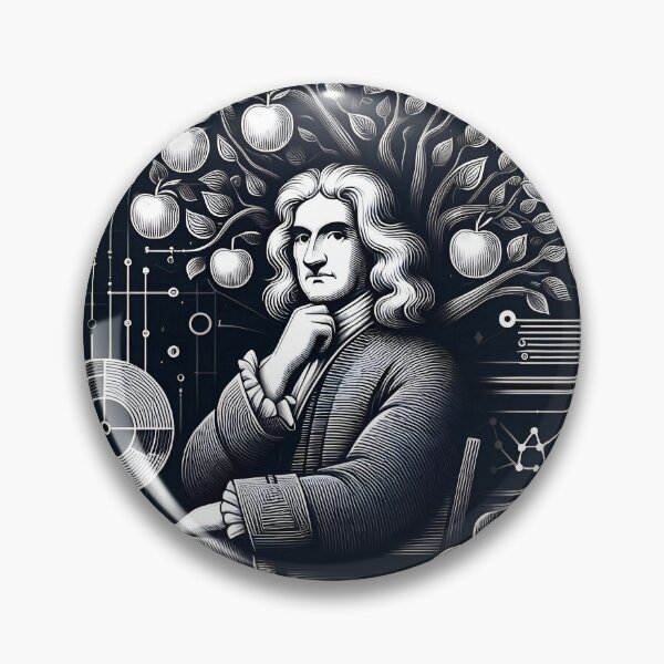 Item preview, A Minimalist Art of Sir Issac Newton  designed and sold by PaintedPixels01.
