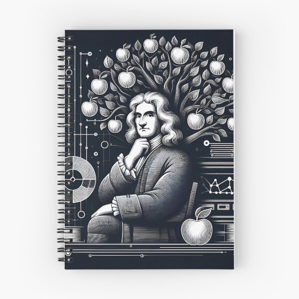 Item preview, A Minimalist Art of Sir Issac Newton  designed and sold by PaintedPixels01.