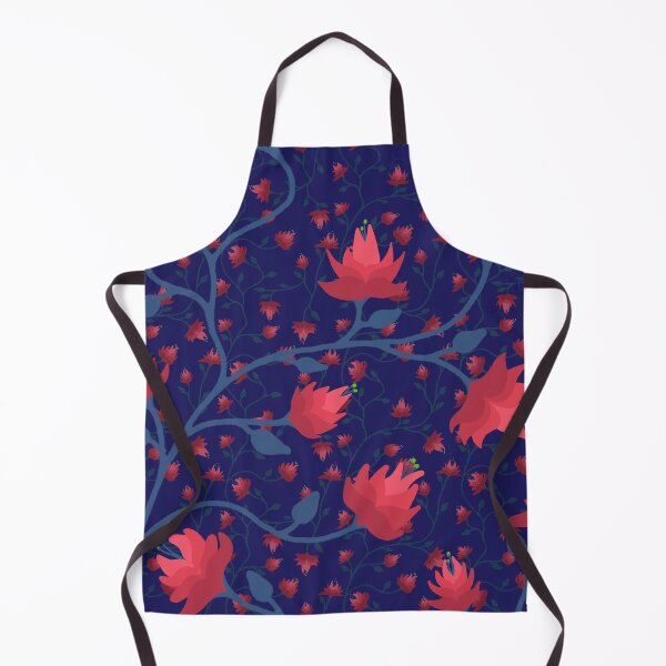 Item preview, Tangled Vines and Flowers (Navy) designed and sold by AmberAzbell.