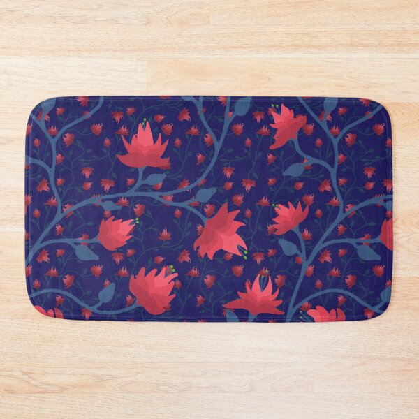 Item preview, Tangled Vines and Flowers (Navy) designed and sold by AmberAzbell.