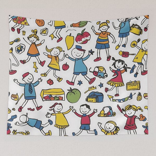Item preview, Playtime Parade Kid's Pattern designed and sold by Haji  Kamora.