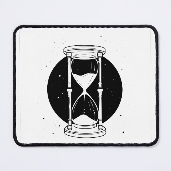 Item preview, Hourglass Celestial Minimalist - Sand Clock black and white - Sandglass designed and sold by Tomioka-Art.