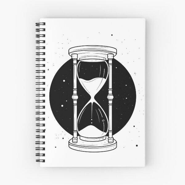 Item preview, Hourglass Celestial Minimalist - Sand Clock black and white - Sandglass designed and sold by Tomioka-Art.