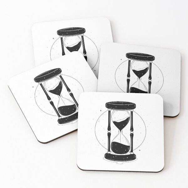Item preview, Hourglass Celestial Minimalist - Sand Clock black and white - Sandglass designed and sold by Tomioka-Art.