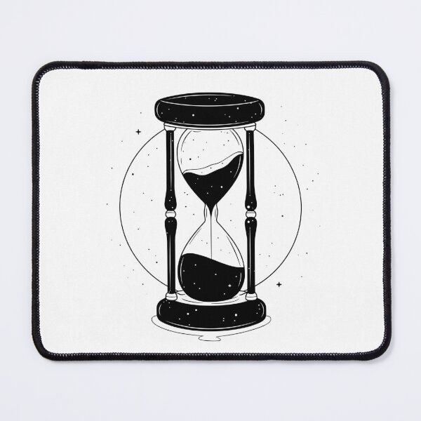 Item preview, Hourglass Celestial Minimalist - Sand Clock black and white - Sandglass designed and sold by Tomioka-Art.