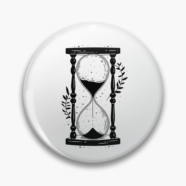 Item preview, Hourglass Celestial Minimalist - Sand Clock black and white - Sandglass designed and sold by Tomioka-Art.