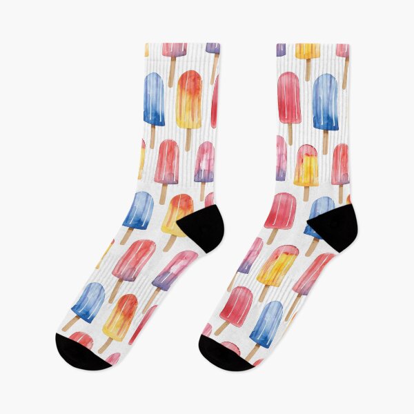 Item preview, Rainbow Popsicles on White  designed and sold by KSimpson838.