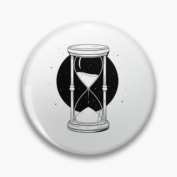 Item preview, Hourglass Celestial Minimalist - Sand Clock black and white - Sandglass designed and sold by Tomioka-Art.