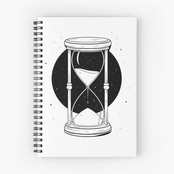 Item preview, Hourglass Celestial Minimalist - Sand Clock black and white - Sandglass designed and sold by Tomioka-Art.